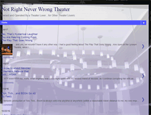 Tablet Screenshot of nrnwtheater.com